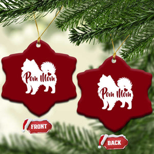 Proud Pom Mom Ceramic Ornament Pomeranian Dog Lover Gift TS12 Print Your Wear