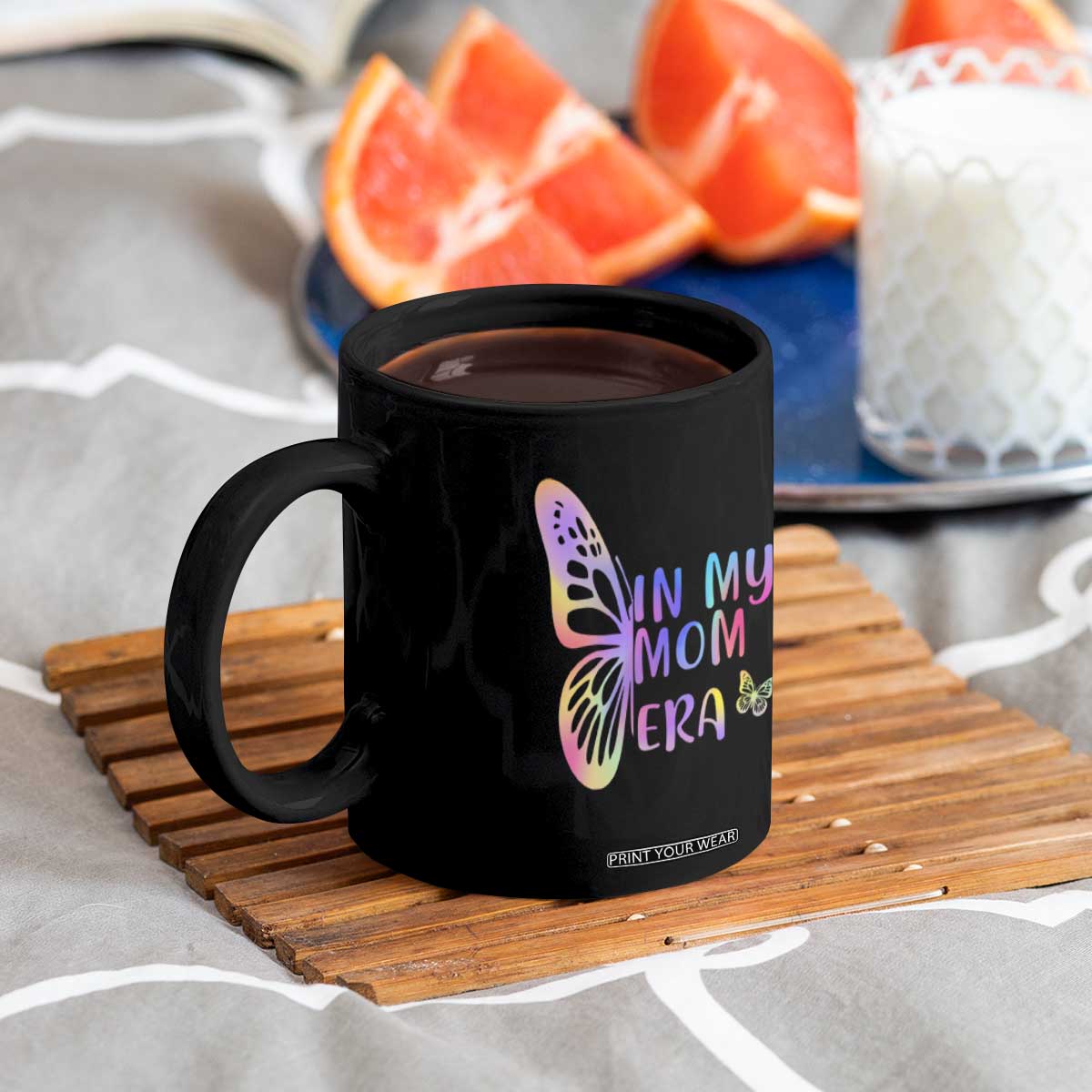 In My Mom Era Coffee Mug Colorful Butterfly Mothers Day Gift TS12 Print Your Wear