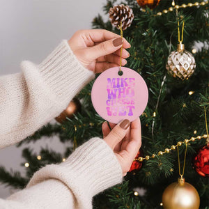 Funny Adult Humor Ceramic Ornament Mike Who Cheese Wet TS12 1pc Light Pink Print Your Wear