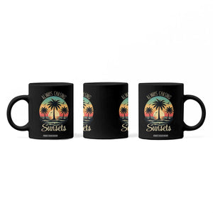 Vintage Always Chasing Sunsets Coffee Mug Hawaiian Tropical Beach Graphic TS12 Print Your Wear