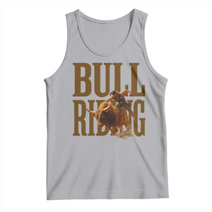 Bull Riding Cowboy Western Texas Rodeo Life Tank Top TS12 Athletic Heather Print Your Wear
