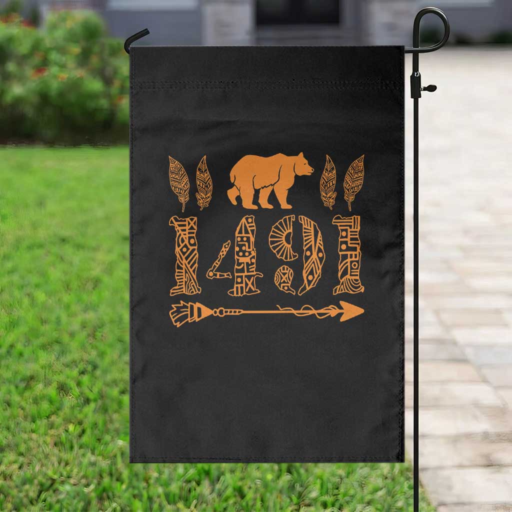 1491 Indigenous Peoples Day Garden Flag Proud Native American Pride TS12 Print Your Wear
