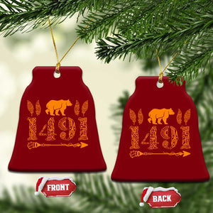 1491 Indigenous Peoples Day Ceramic Ornament Proud Native American Pride TS12 Print Your Wear