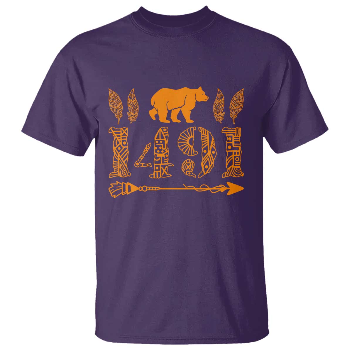 1491 Indigenous Peoples Day T Shirt Proud Native American Pride TS12 Purple Print Your Wear