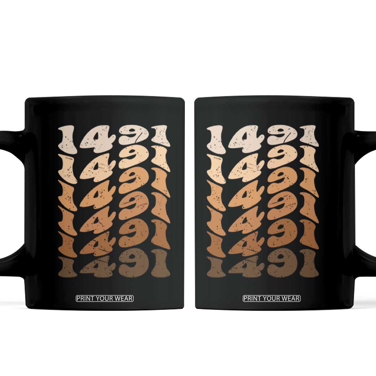 1491 Indigenous Peoples Day Coffee Mug Native American Heritage Pride TS12 Black Print Your Wear