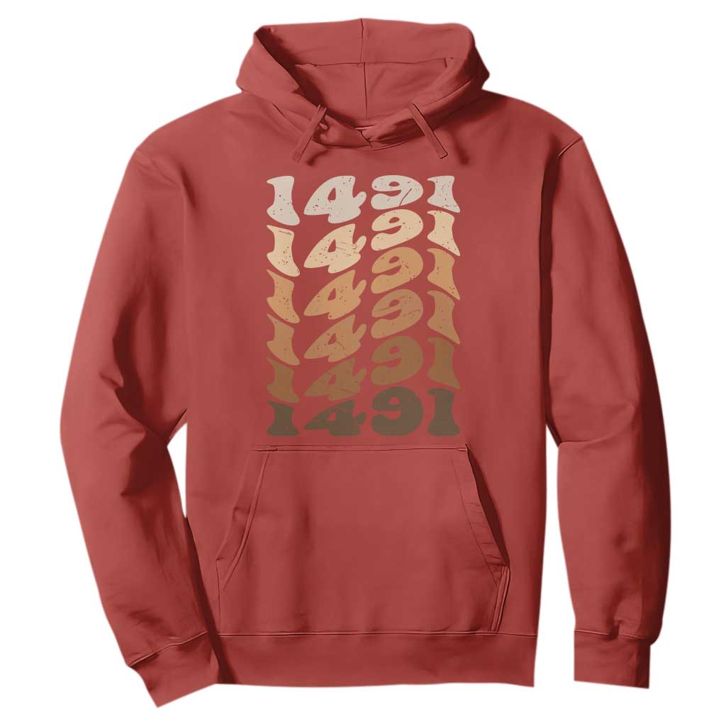 1491 Indigenous Peoples Day Hoodie Native American Heritage Pride TS12 Red Print Your Wear