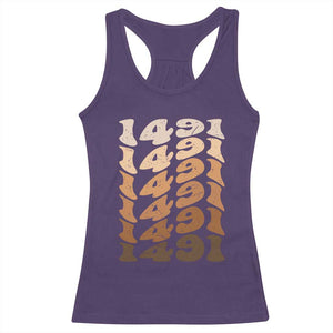 1491 Indigenous Peoples Day Racerback Tank Top Native American Heritage Pride TS12 Purple Print Your Wear