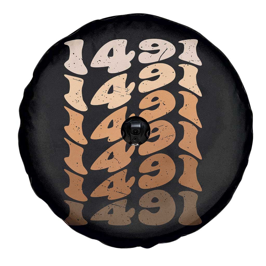 1491 Indigenous Peoples Day Spare Tire Cover Native American Heritage Pride TS12 Print Your Wear