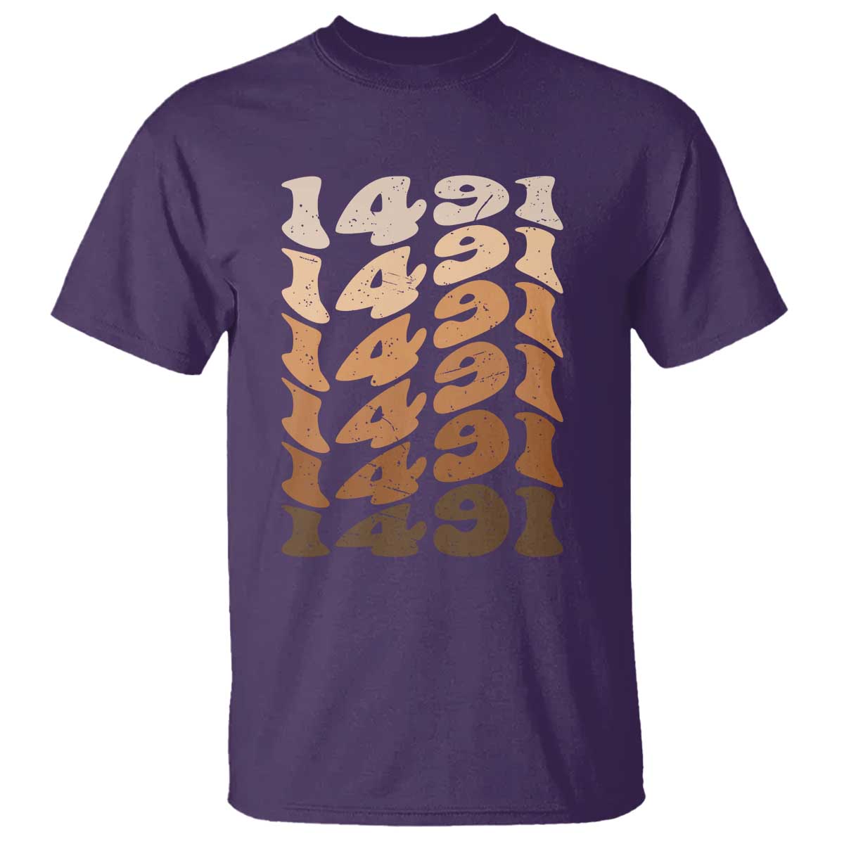 1491 Indigenous Peoples Day T Shirt Native American Heritage Pride TS12 Purple Print Your Wear