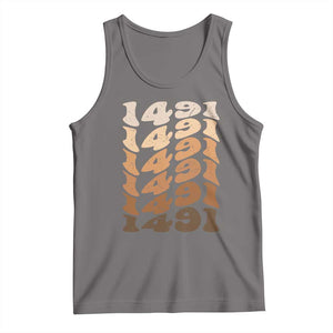 1491 Indigenous Peoples Day Tank Top Native American Heritage Pride TS12 Deep Heather Print Your Wear