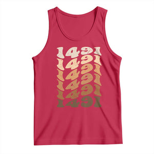 1491 Indigenous Peoples Day Tank Top Native American Heritage Pride TS12 Red Print Your Wear