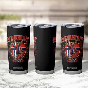 Funny Norway Norwegian Moose Tumbler Cup Soccer Fan Game Day Gift TS12 Print Your Wear