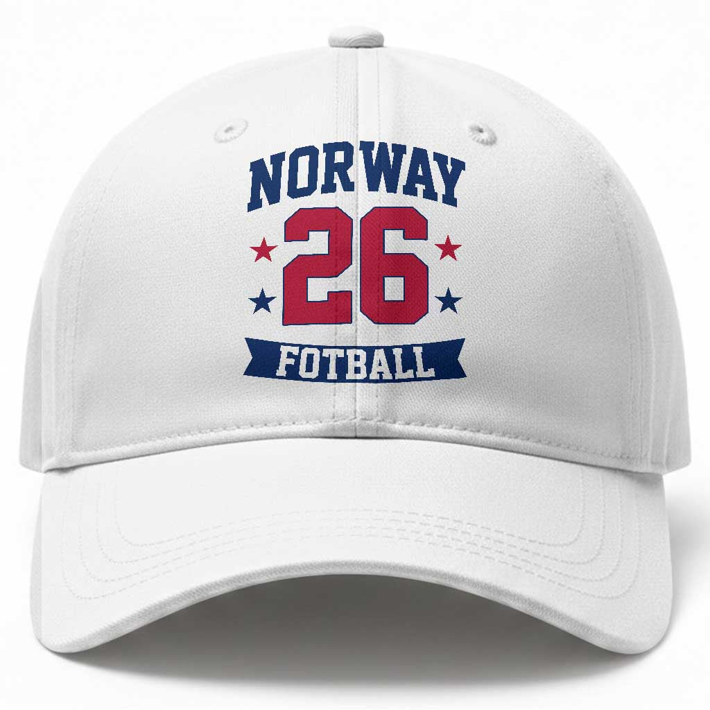 Vintage Norway Fotball Baseball Cap Norwegian Flag Game Day Fan Gift TS12 Print Your Wear