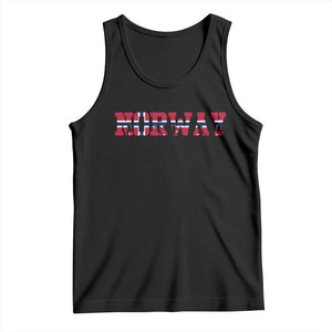 Vintage Norway Fotball Tank Top Scandinavian Pride Fan Gift TS12 Black Print Your Wear