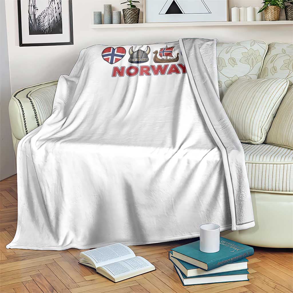 Norwegian Pride Throw Blanket Norway Soccer Football Supporter Gift TS12 Print Your Wear