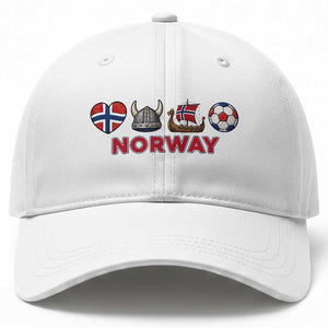 Norwegian Pride Baseball Cap Norway Soccer Football Supporter Gift TS12 Print Your Wear