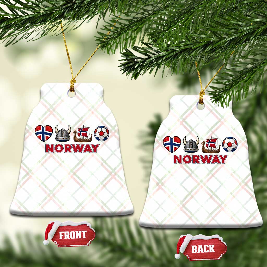 Norwegian Pride Ceramic Ornament Norway Soccer Football Supporter Gift TS12 Print Your Wear