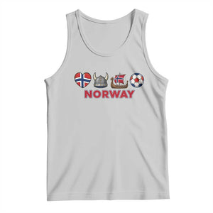 Norwegian Pride Tank Top Norway Soccer Football Supporter Gift TS12 Ash Print Your Wear