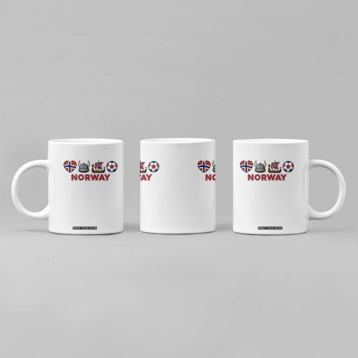 Norwegian Pride Coffee Mug Norway Soccer Football Supporter Gift TS12 Print Your Wear