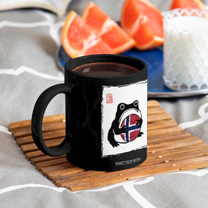 Grumpy Frog Norway Soccer Fan Coffee Mug Japanese Style Match Day TS12 Print Your Wear