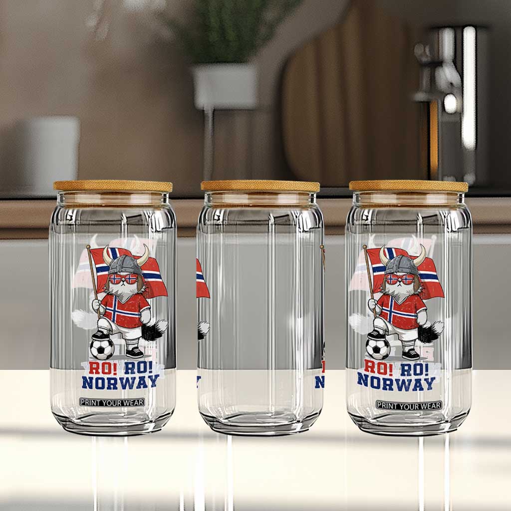 Ro Ro Norway Glass Can Norwegian Pride Cat Lover Norway Flag Gift TS12 Print Your Wear