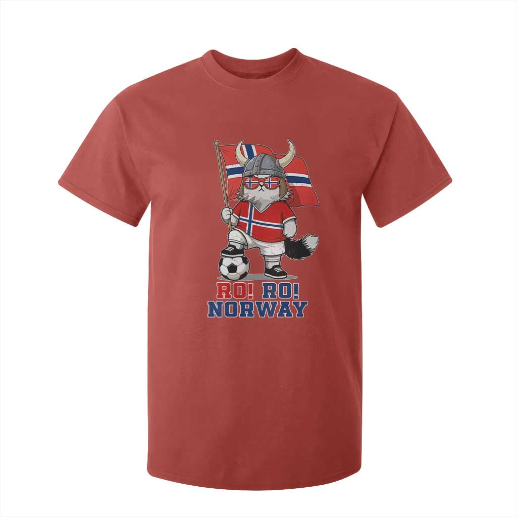 Ro Ro Norway T Shirt For Kid Norwegian Pride Cat Lover Norway Flag Gift TS12 Red Print Your Wear