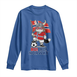Ro Ro Norway Long Sleeve Shirt Norwegian Pride Cat Lover Norway Flag Gift TS12 Royal Blue Print Your Wear