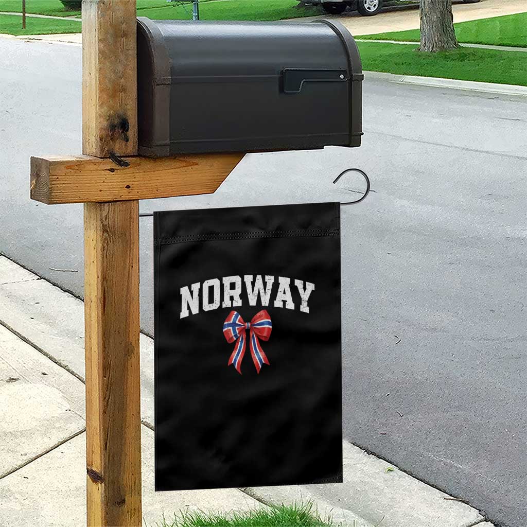 Norwegian Girl Coquette Bow Garden Flag Norway Flag Pride Gift TS12 Print Your Wear