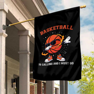 Funny Dabbing Basketball Is Calling And I Must Go Garden Flag Gift For Player TS12 Print Your Wear