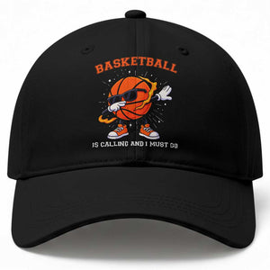 Funny Dabbing Basketball Is Calling And I Must Go Baseball Cap Gift For Player TS12 Print Your Wear