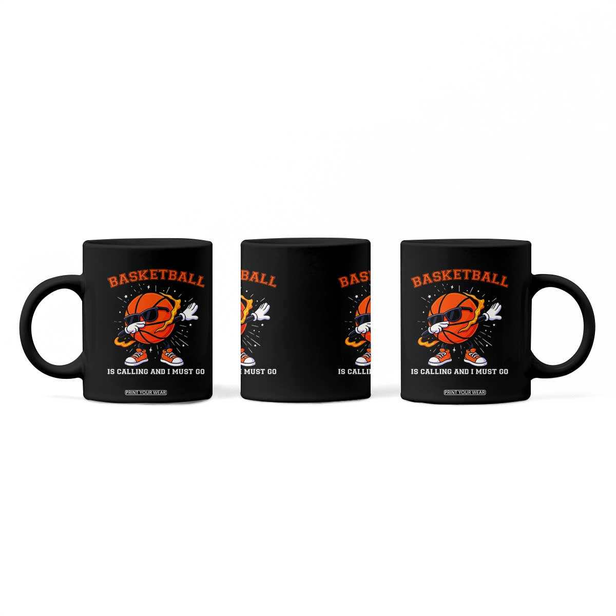 Funny Dabbing Basketball Is Calling And I Must Go Coffee Mug Gift For Player TS12 Print Your Wear