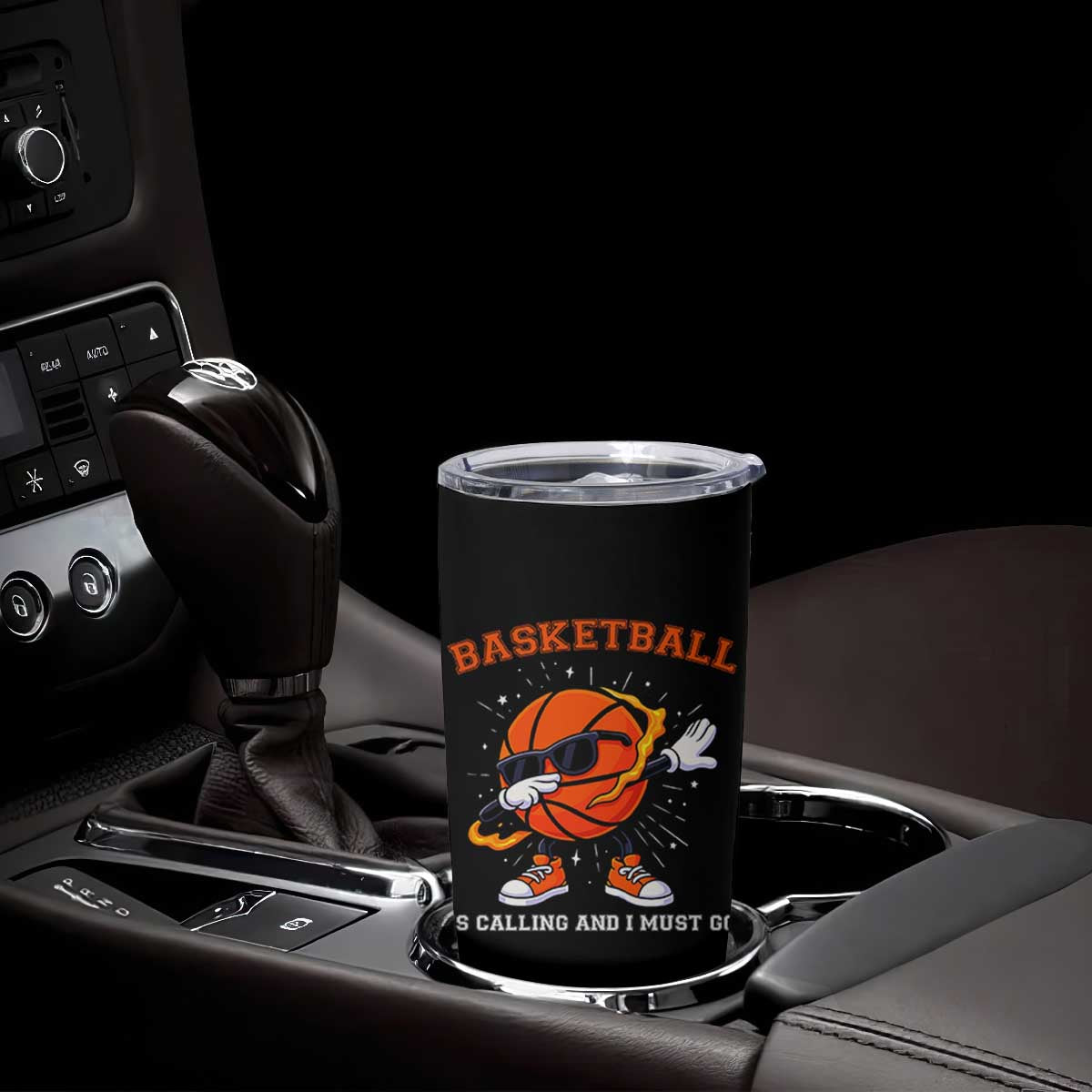 Funny Dabbing Basketball Is Calling And I Must Go Tumbler Cup Gift For Player TS12 Print Your Wear