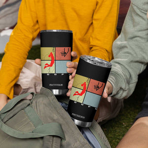 Hoops Life Tumbler Cup Retro Basketball Dunk Silhouette TS12 Print Your Wear