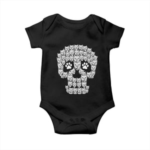 Funny Pitbull Skull Halloween Baby Onesie Bully Dog Lover Spooky Gift