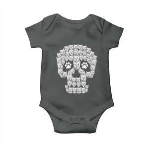 Funny Pitbull Skull Halloween Baby Onesie Bully Dog Lover Spooky Gift