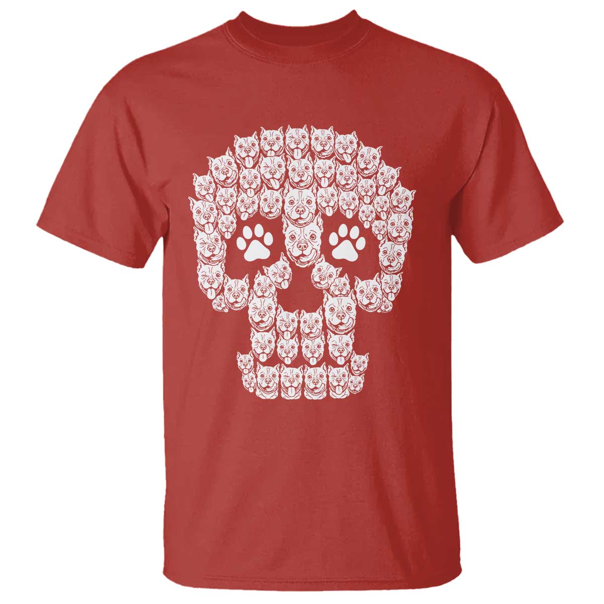 Funny Pitbull Skull Halloween T Shirt Bully Dog Lover Spooky Gift