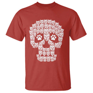 Funny Pitbull Skull Halloween T Shirt Bully Dog Lover Spooky Gift