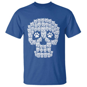 Funny Pitbull Skull Halloween T Shirt Bully Dog Lover Spooky Gift