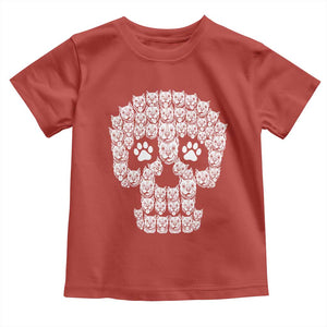 Funny Pitbull Skull Halloween Toddler T Shirt Bully Dog Lover Spooky Gift