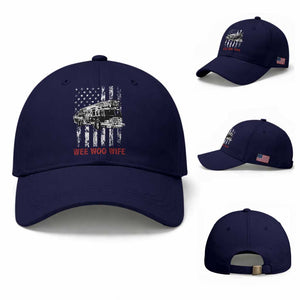 Firefighter First Responder Spouse Fire Truck Gift Baseball Cap Wee Woo Wife