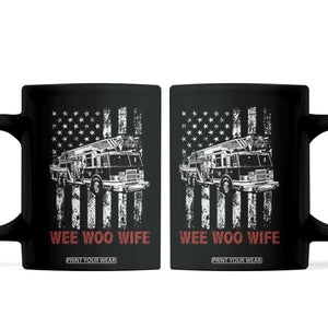 Firefighter First Responder Spouse Fire Truck Gift Coffee Mug Wee Woo Wife