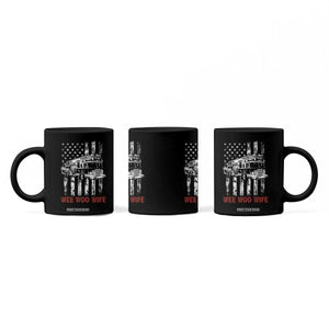 Firefighter First Responder Spouse Fire Truck Gift Coffee Mug Wee Woo Wife