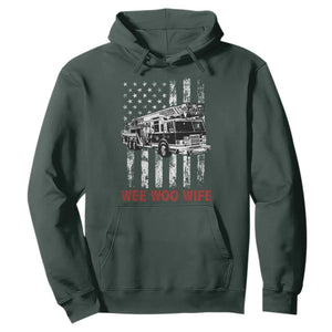 Firefighter First Responder Spouse Fire Truck Gift Hoodie Wee Woo Wife