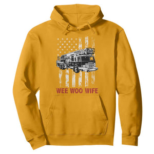Firefighter First Responder Spouse Fire Truck Gift Hoodie Wee Woo Wife