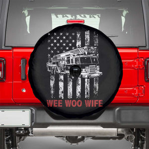 Firefighter First Responder Spouse Fire Truck Gift Spare Tire Cover Wee Woo Wife