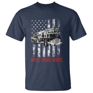 Firefighter First Responder Spouse Fire Truck Gift T Shirt Wee Woo Wife