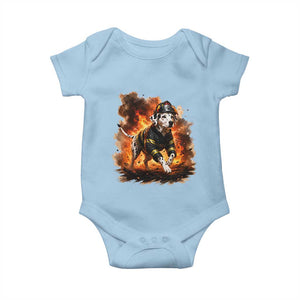 Dalmatian Firefighter Hero Baby Onesie Fire Engine Rescue Dog Lover Gift