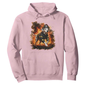 Dalmatian Firefighter Hero Hoodie Fire Engine Rescue Dog Lover Gift