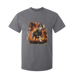 Dalmatian Firefighter Hero T Shirt For Kid Fire Engine Rescue Dog Lover Gift