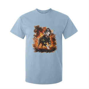 Dalmatian Firefighter Hero T Shirt For Kid Fire Engine Rescue Dog Lover Gift